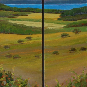 Overlooking the Bay � Diptych